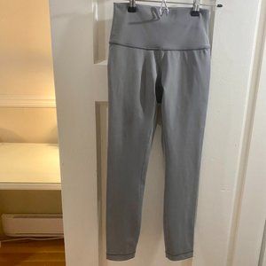 *NOT FOR SALE/SOLD* Lululemon cropped leggings (Grey) Size 4